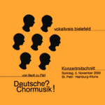 Deutsche? Chormusik!  2002, Konzertmitschnitt, St. Petri Hamburg-Altona